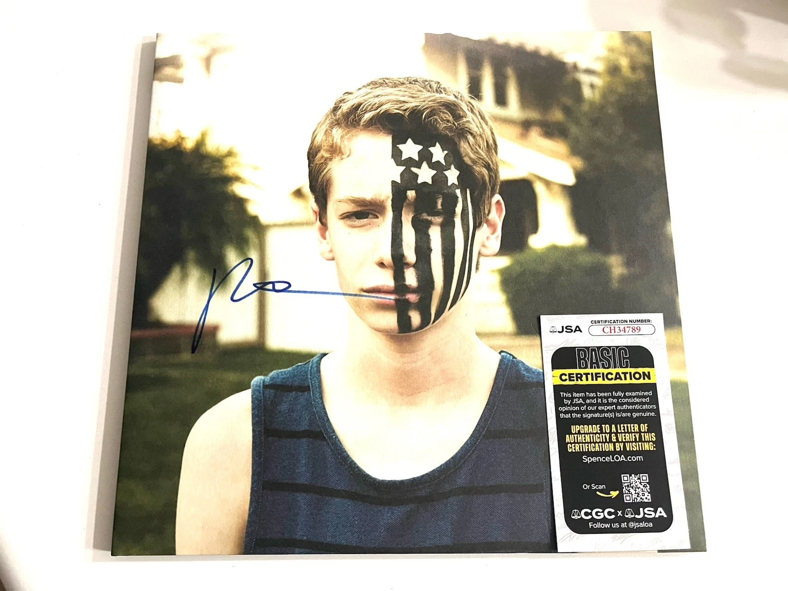 PATRICK STUMP FALL OUT BOY SIGNED AMERICAN BEAUTY LP VINYL RECORD ALBUM  JSA COA