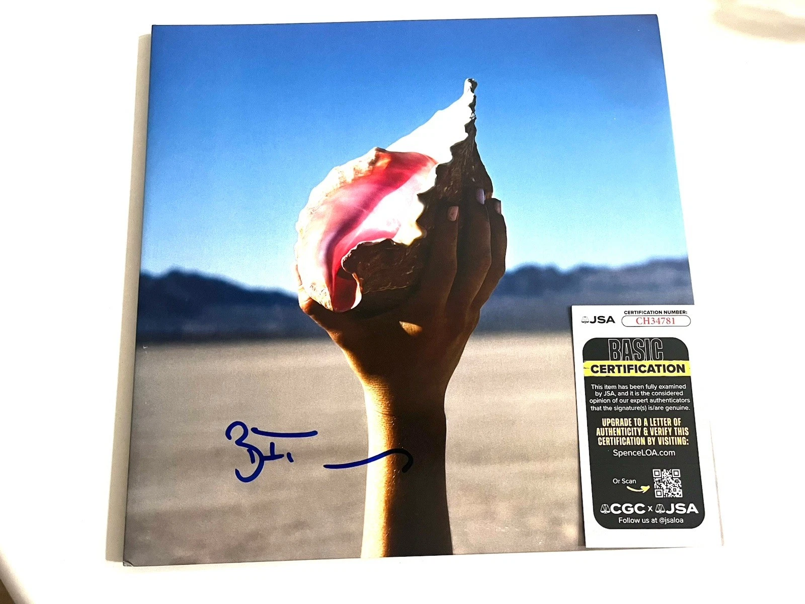 BRANDON FLOWERS Signed Autographed Wonderful Vinyl Album The Killers JSA COA
