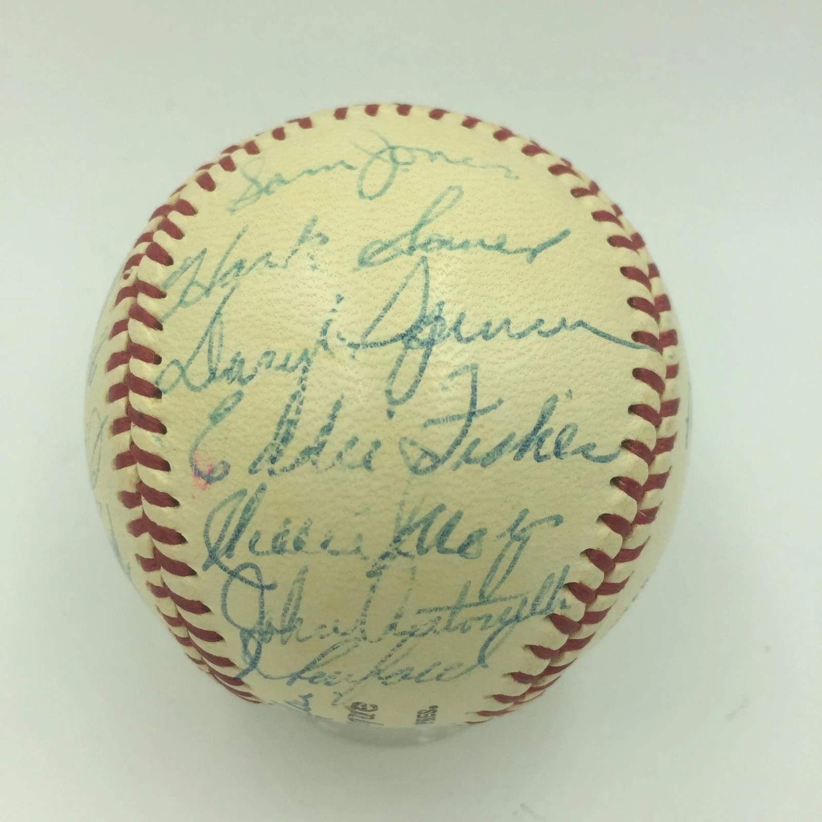 The Finest 1959 San Francisco Giants Team Signed Baseball Willie Mays PSA DNA