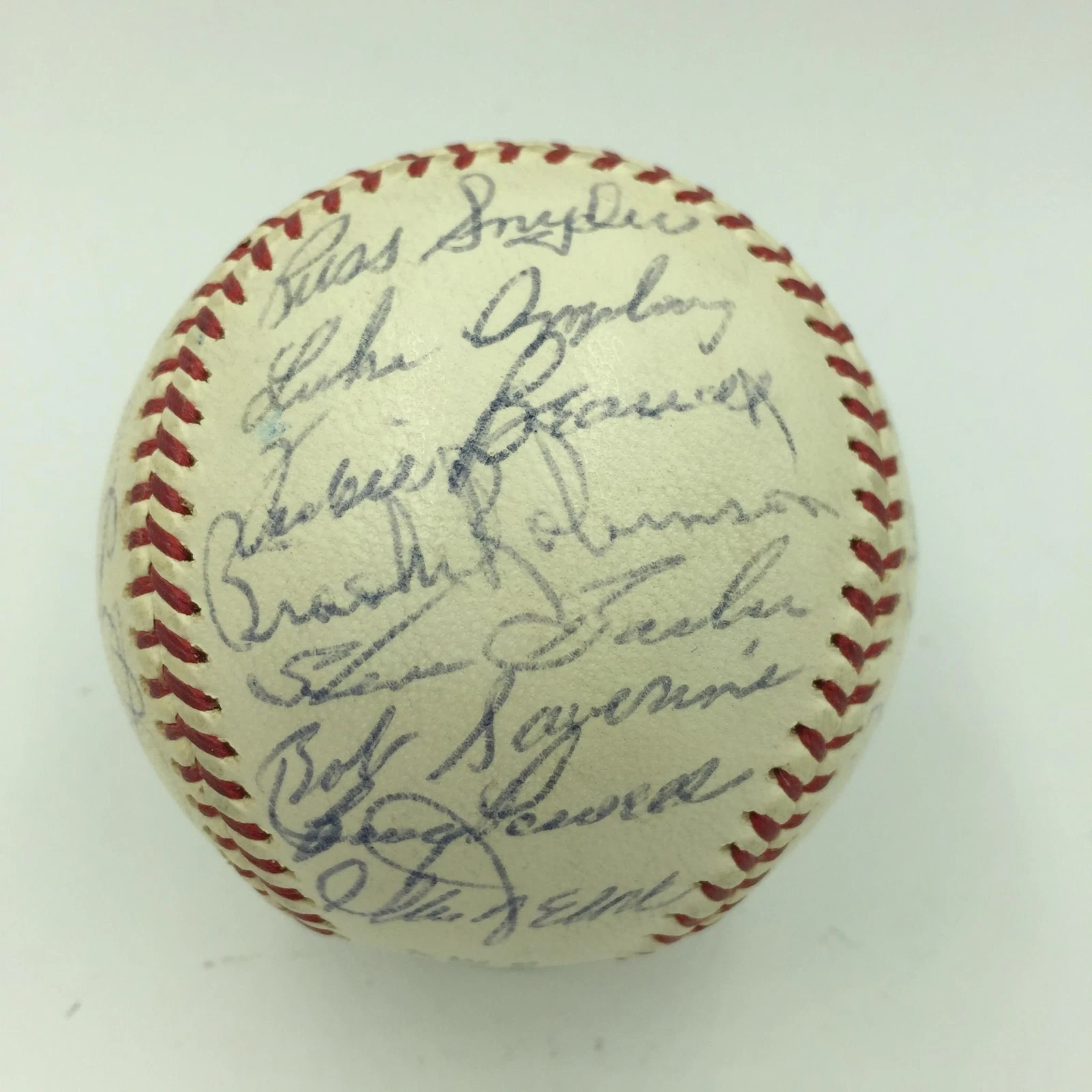 Rare 1963 Baltimore Orioles Team Signed American League Baseball PSA DNA COA