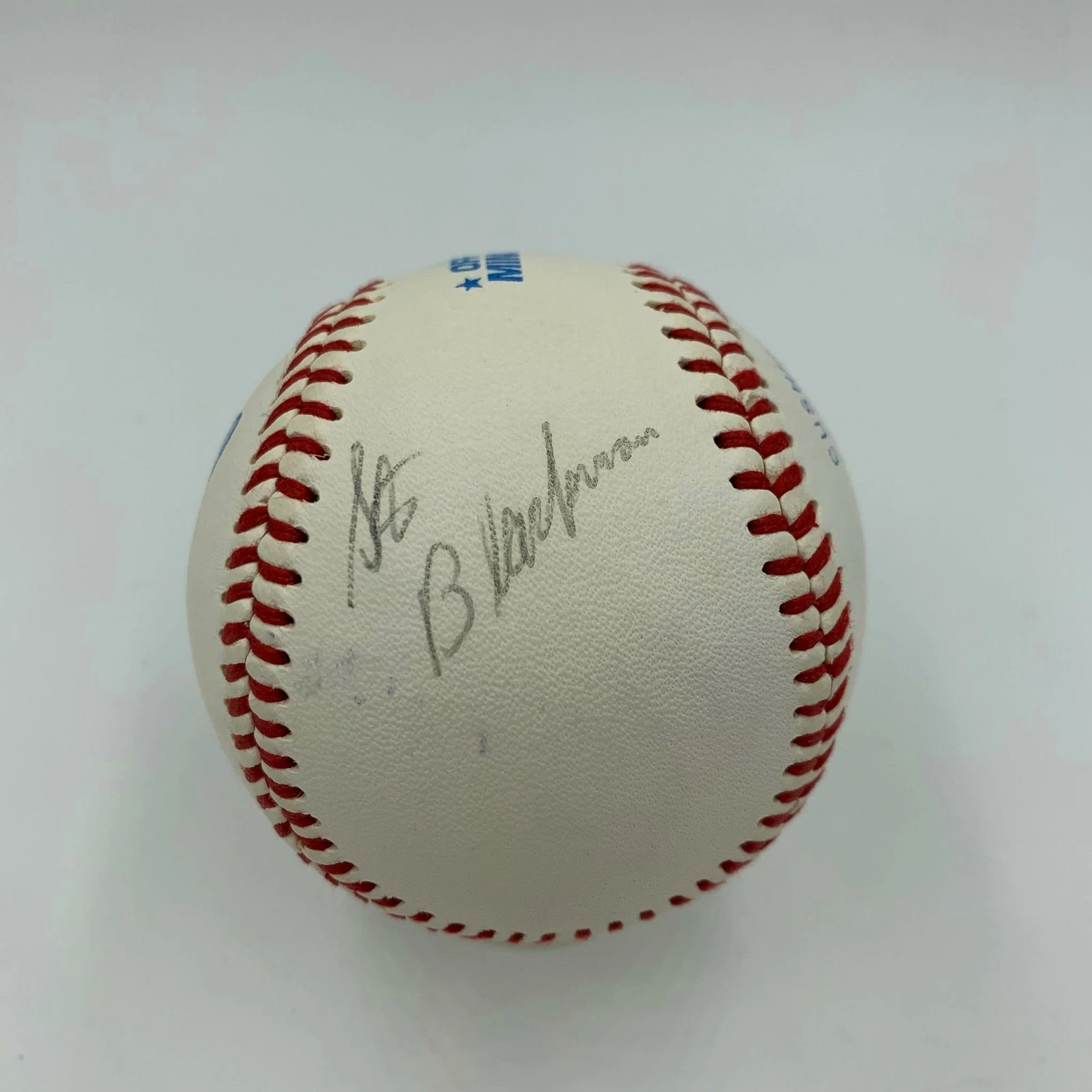 STEVE BLACKMAN SINGLE SIGNED AUTOGRAPHED BASEBALL WWE WRESTLING WITH JSA COA COLLECTIBLE MEMORABILIA