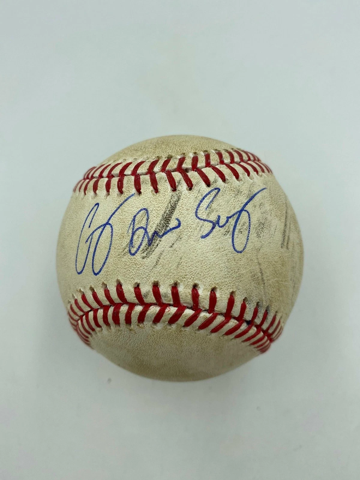 Corey Seager Full Name Signed Game Used Major League Baseball PSA DNA COA