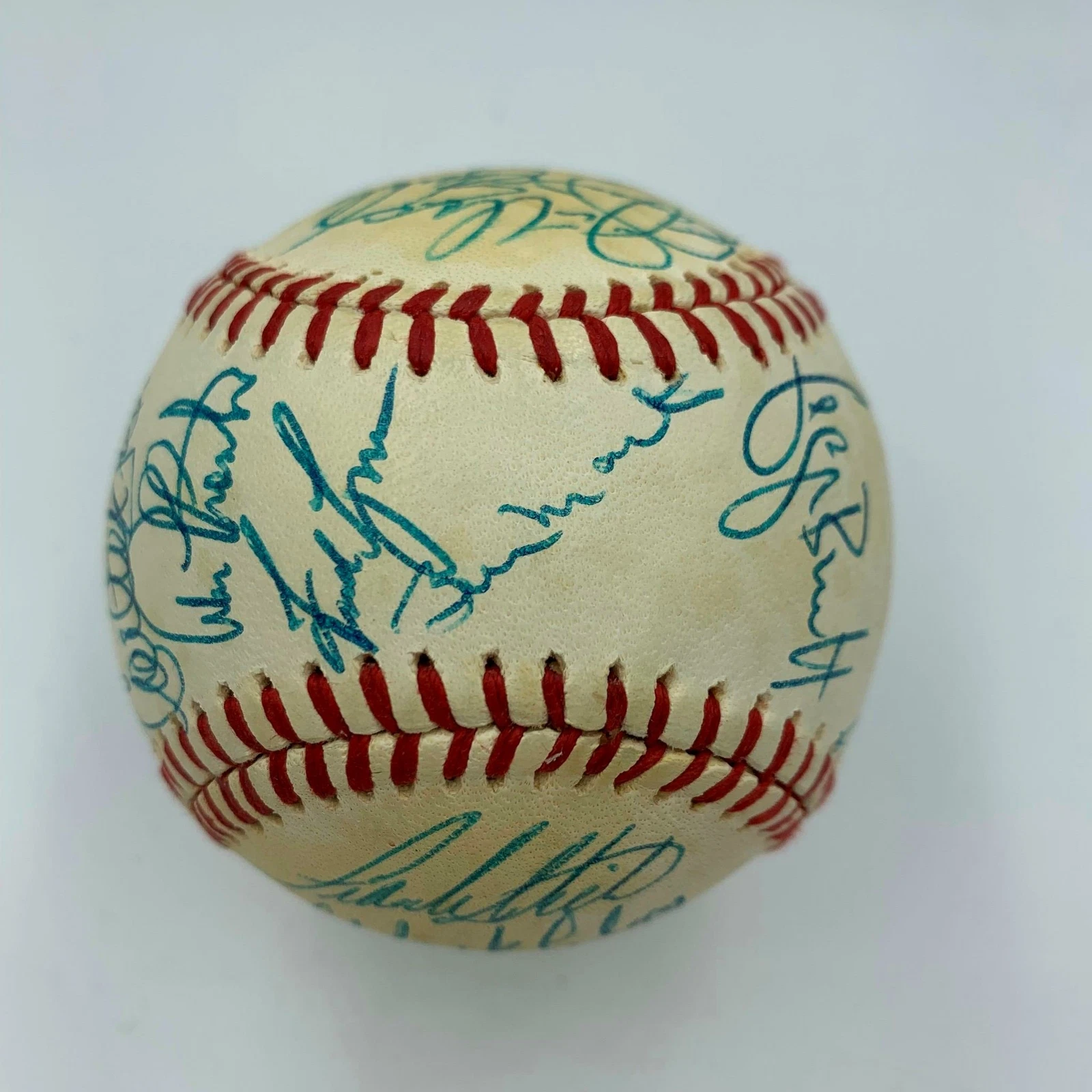 Beautiful 1982 All Star Game Team Signed Baseball Carl Yastrzemski JSA COA