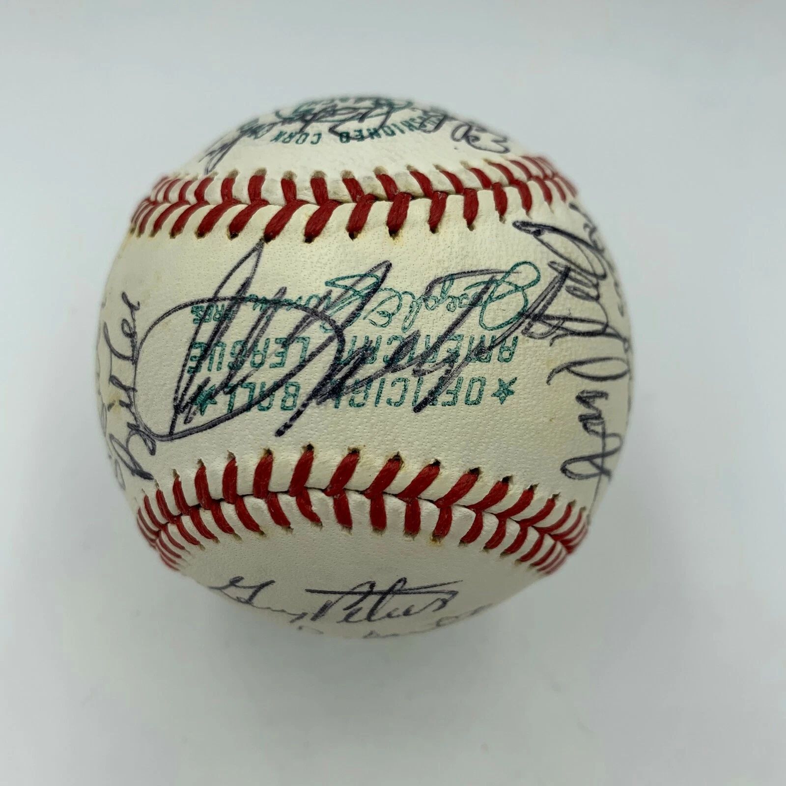 Beautiful 1971 Boston Red Sox Team Signed American League With Carl Yastrzemski