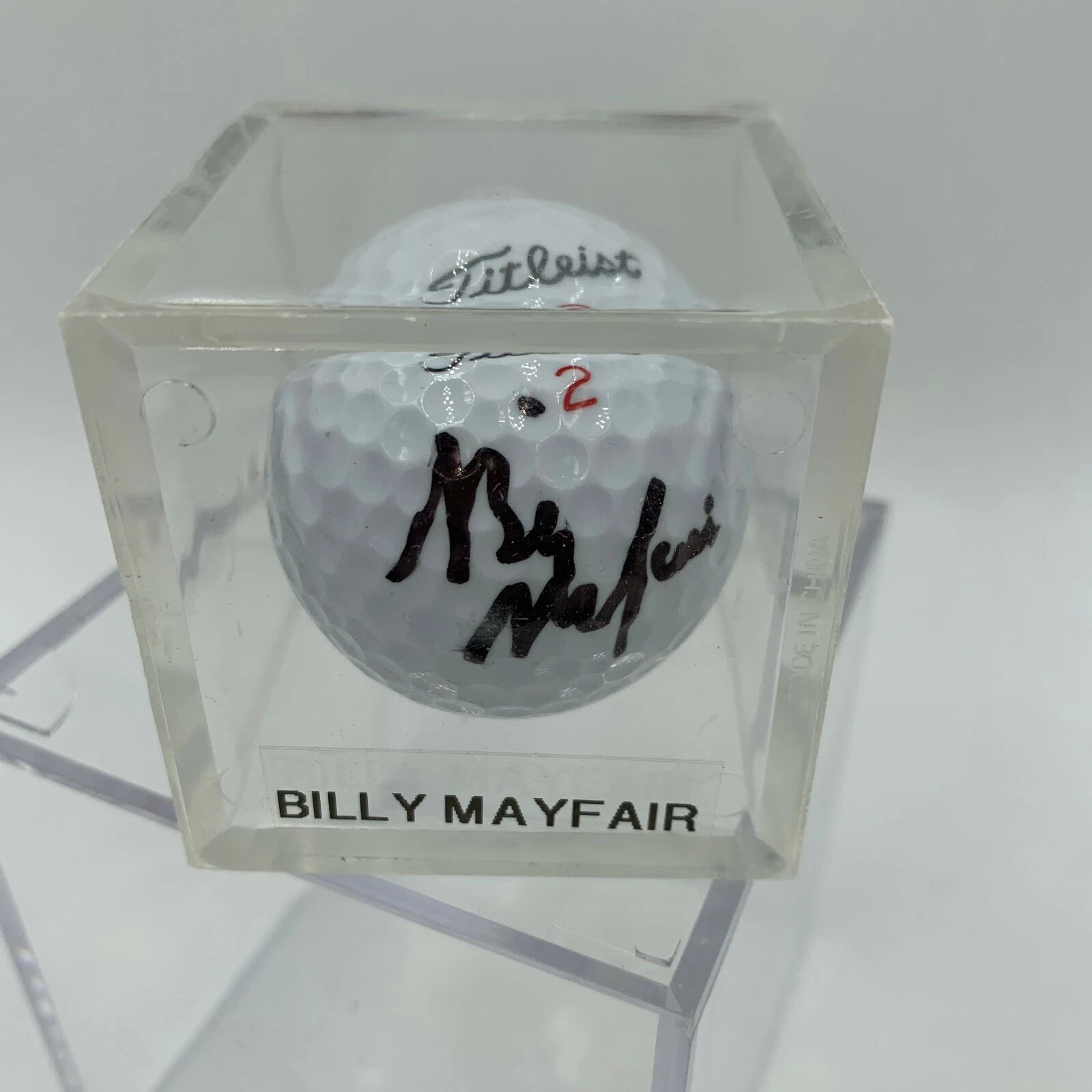 Billy Mayfair Signed Autographed Golf Ball PGA With JSA COA