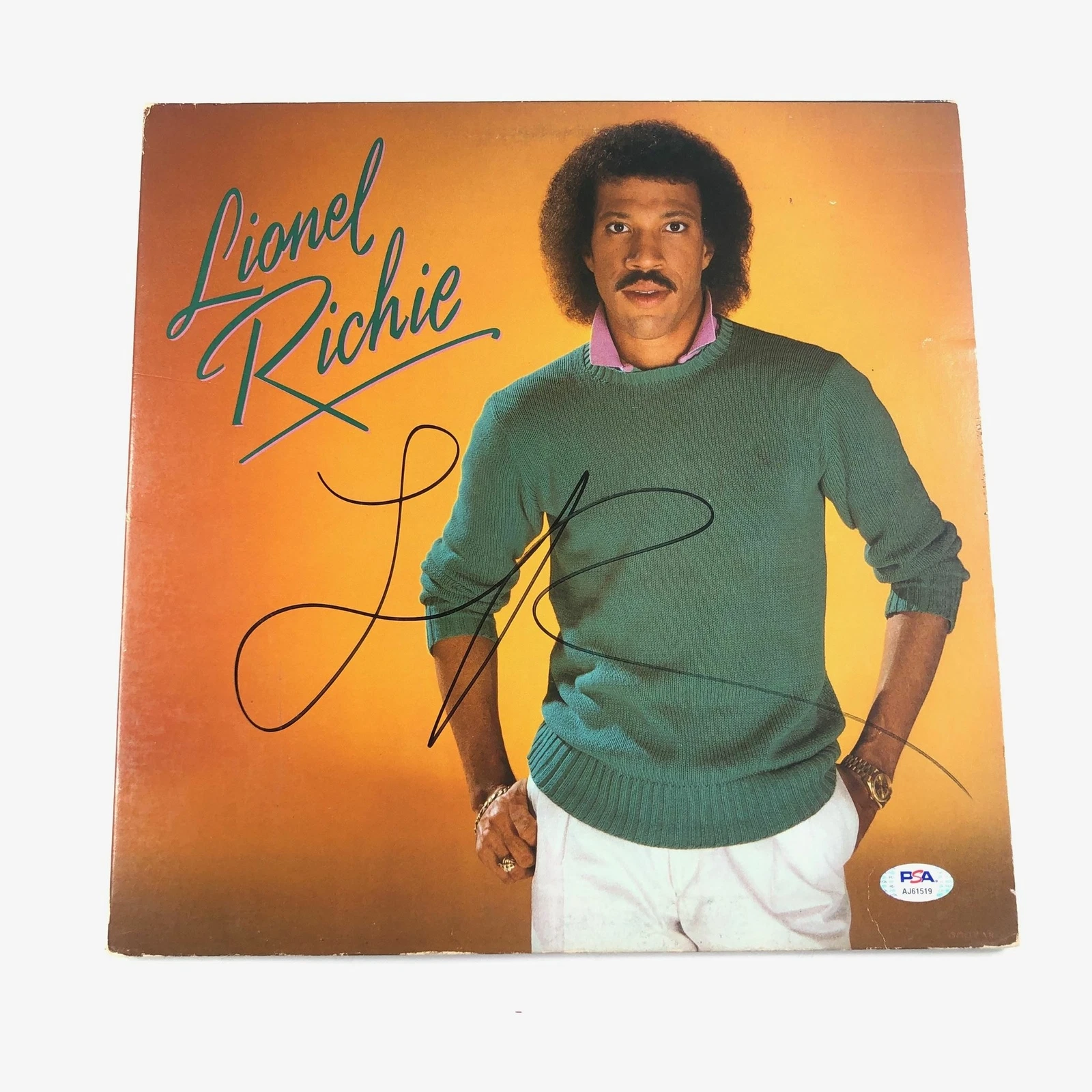 LIONEL RICHIE signed self-titled LP Vinyl PSA/DNA Album autographed