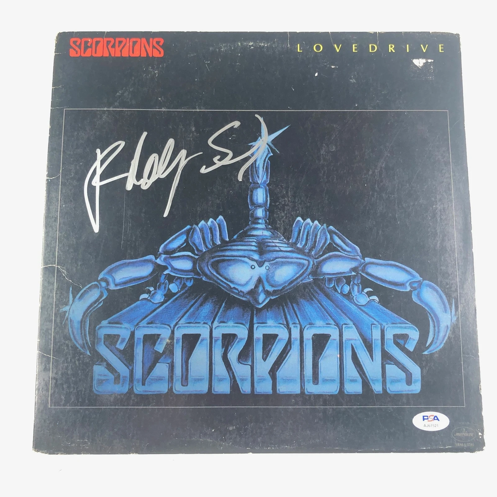 RUDOLF SCHENKER Scorpions signed Lovedrive LP Vinyl PSA/DNA Album Autographed