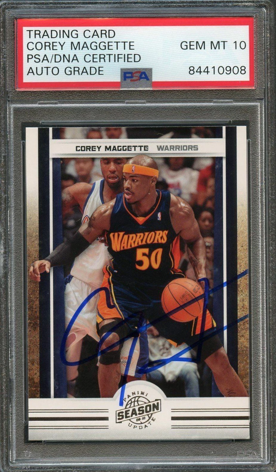 2009-10 Panini Season Update #131 Corey Maggette Signed RC Rookie Card AUTO 10 P