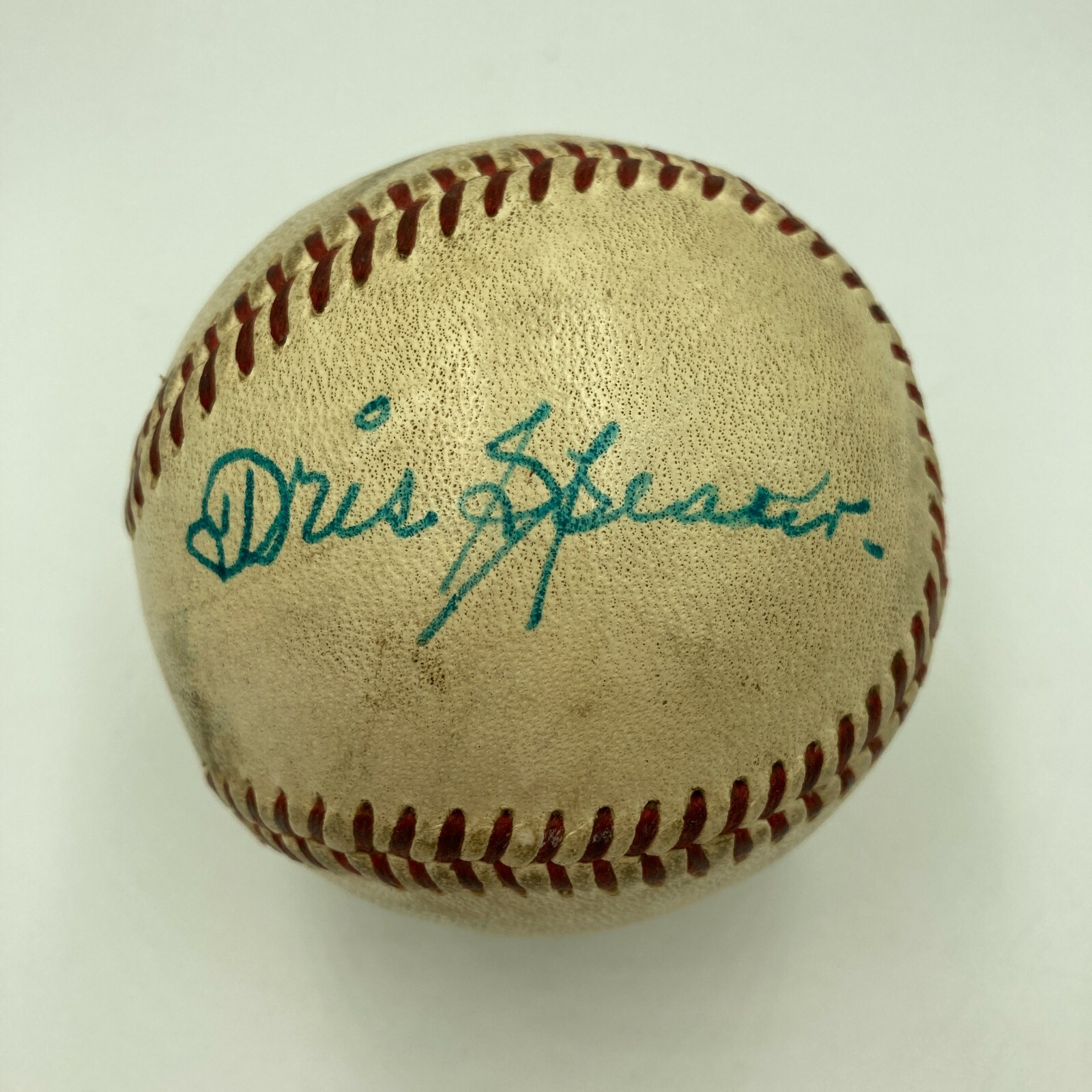 Stunning Tris Speaker Single Signed Official American League Baseball JSA COA