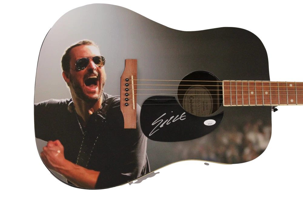 ERIC CHURCH SIGNED AUTOGRAPH CUSTOM GIBSON EPIPHONE GUITAR - CAROLINA CHIEF JSA