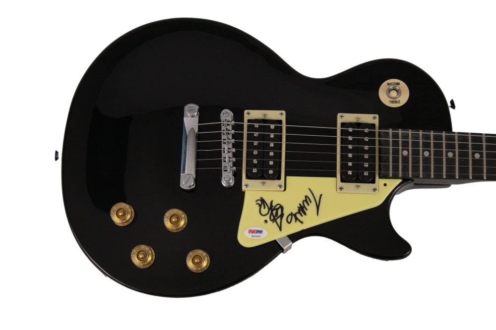 RICK NIELSEN SIGNED AUTOGRAPH GIBSON EPIPHONE LES PAUL GUITAR - CHEAP TRICK PSA