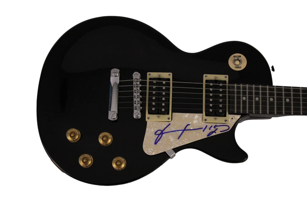 PATTI SMITH SIGNED AUTOGRAPH GIBSON EPIPHONE LES PAUL ELECTRIC GUITAR W/ JSA