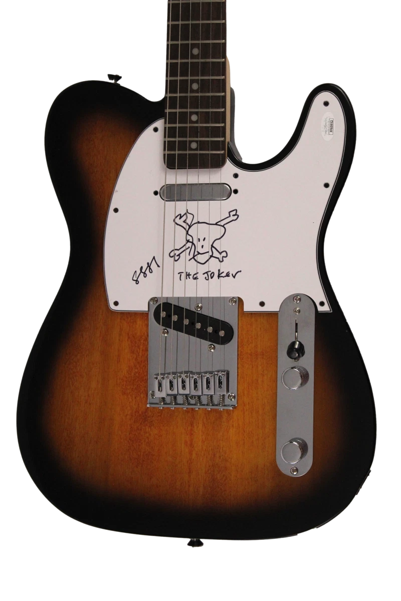 STEVE MILLER SIGNED AUTOGRAPH FS FENDER TELECASTER GUITAR BAND W/ ART SKETCH JSA