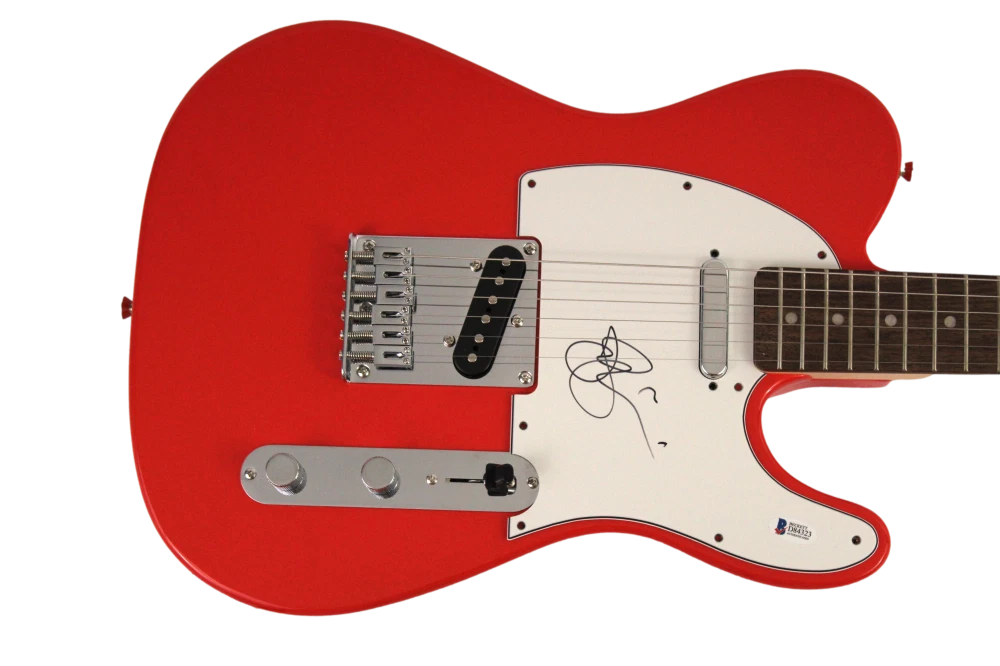 JOE SATRIANI SIGNED AUTOGRAPH FENDER TELECASTER GUITAR - CHICKENFOOT RARE W/ BAS