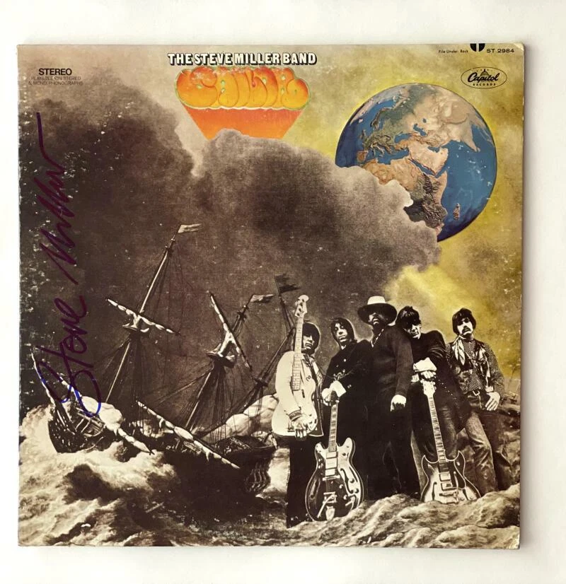 STEVE MILLER SIGNED AUTOGRAPH ALBUM VINYL RECORD - BAND, SAILOR, RARE! W/ JSA