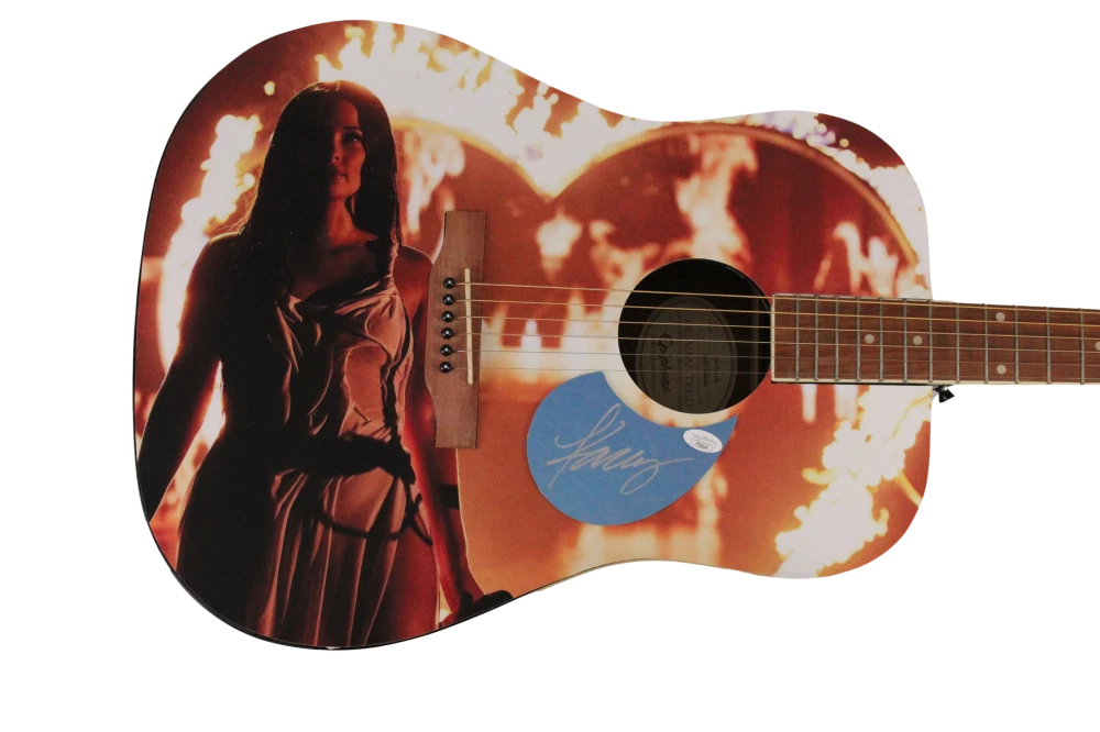 KACEY MUSGRAVES SIGNED AUTOGRAPH CUSTOM GIBSON EPIPHONE GUITAR STAR-CROSSED  JSA