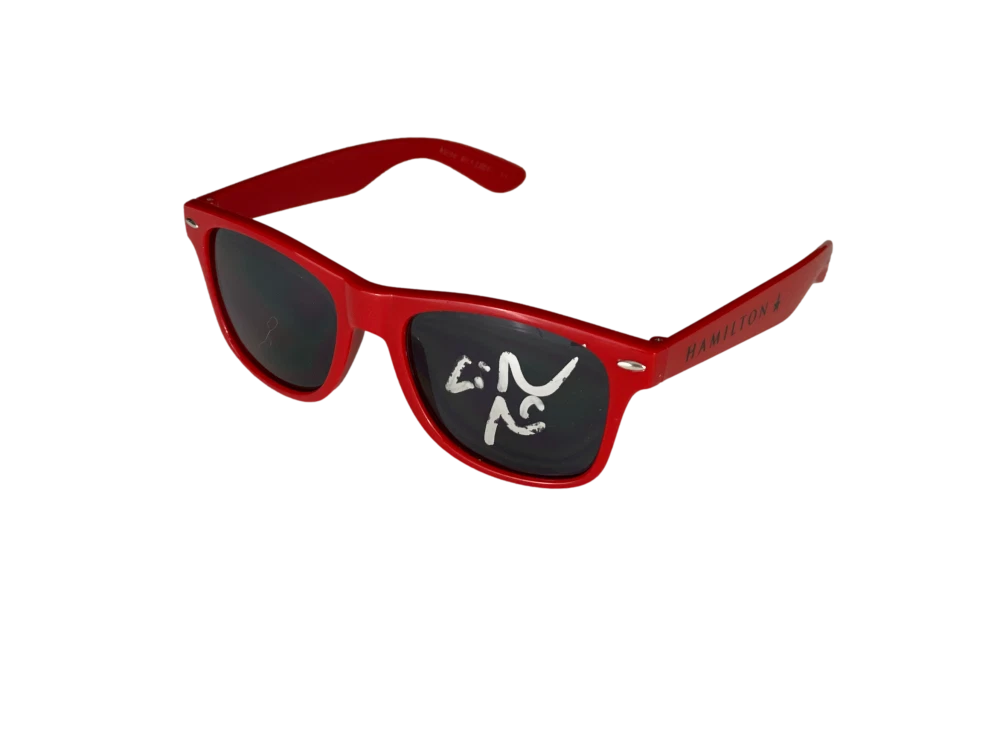 LIN MANUEL MIRANDA SIGNED AUTOGRAPH HAMILTON SUNGLASSES - SUPER RARE! W/ JSA COA