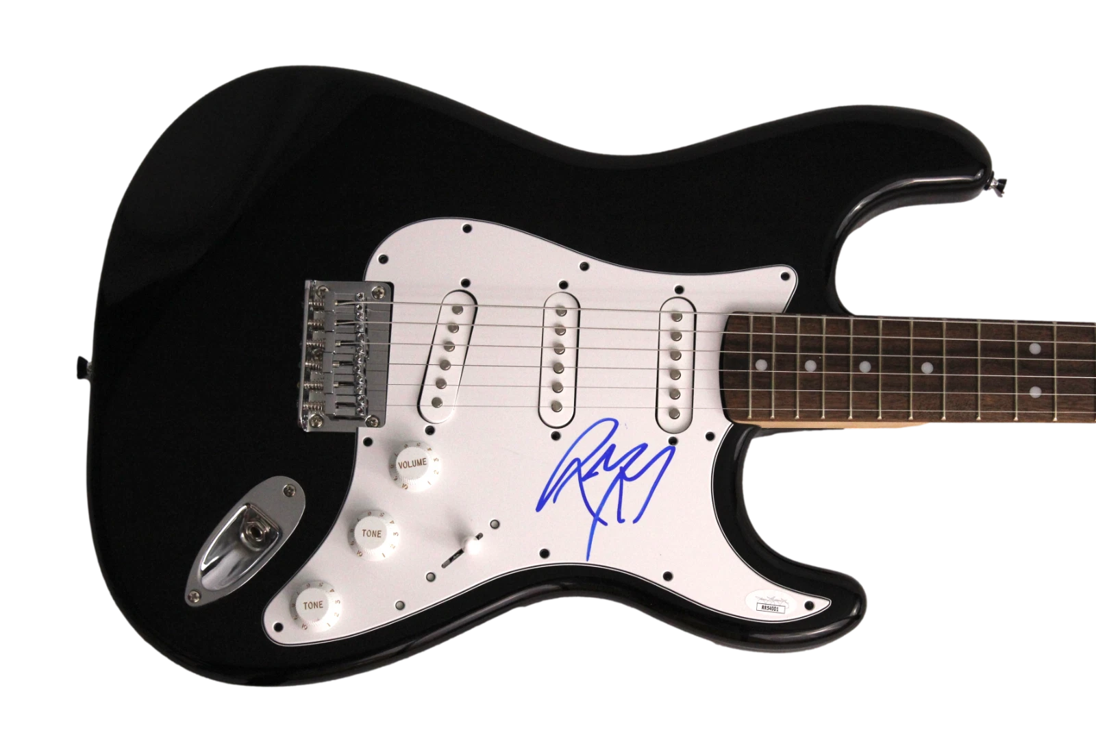 POST MALONE SIGNED AUTOGRAPH FULL SIZE B FENDER ELECTRIC GUITAR - STONEY W/ JSA