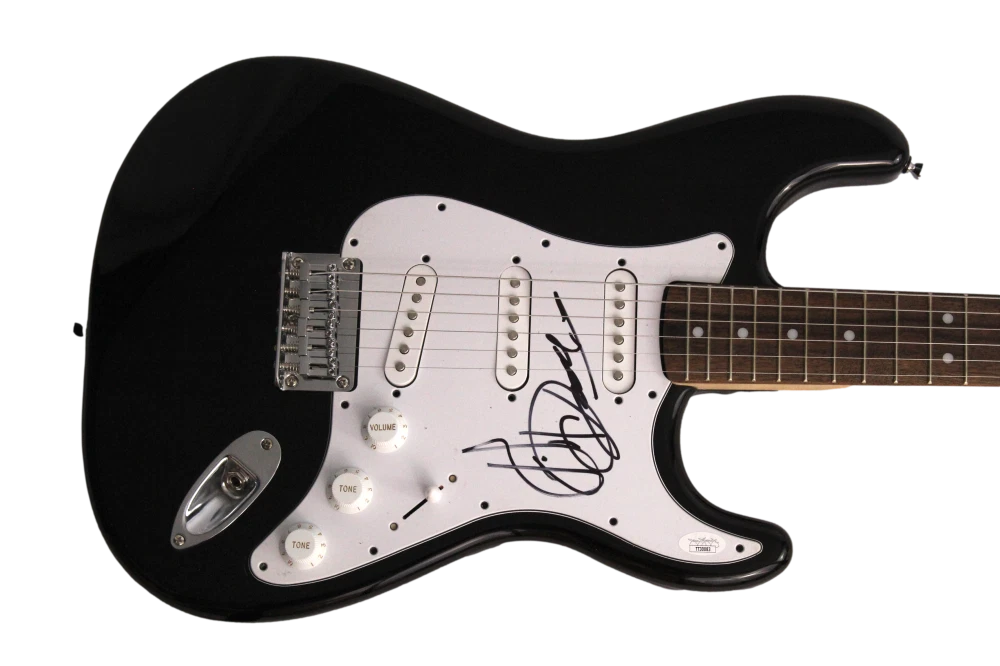 JIMMY CLIFF SIGNED AUTOGRAPH FULL SIZE B FENDER ELECTRIC GUITAR RAGGAE ICON JSA