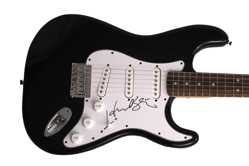 HOWARD STERN SIGNED AUTOGRAPH FULL SIZE FENDER ELECTRIC GUITAR - COMES AGAIN JSA