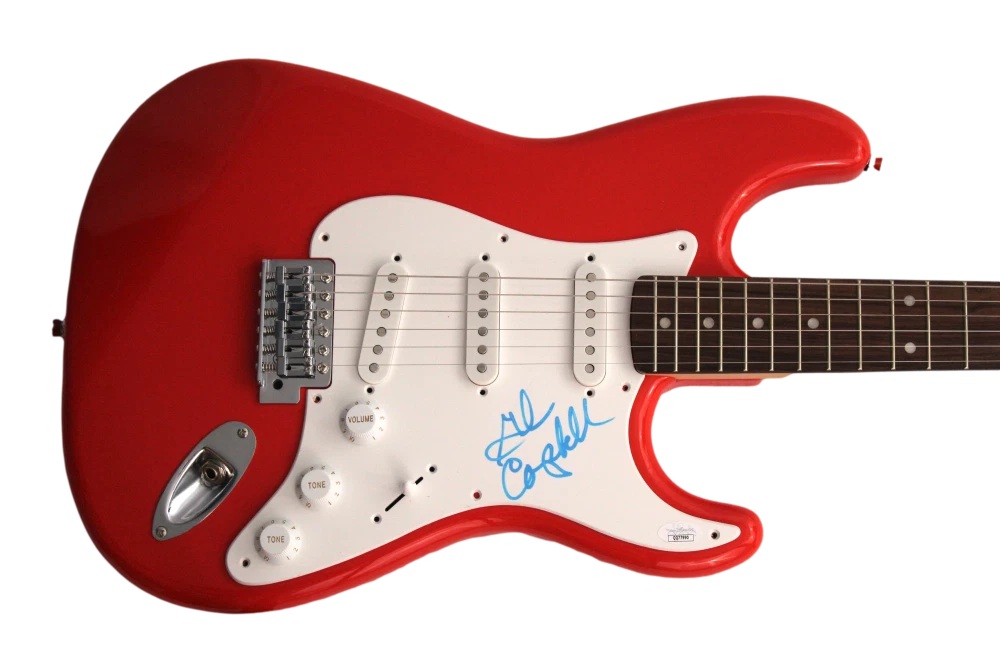 GLEN CAMPBELL SIGNED AUTOGRAPH FULL SIZE R FENDER ELECTRIC GUITAR VERY RARE JSA