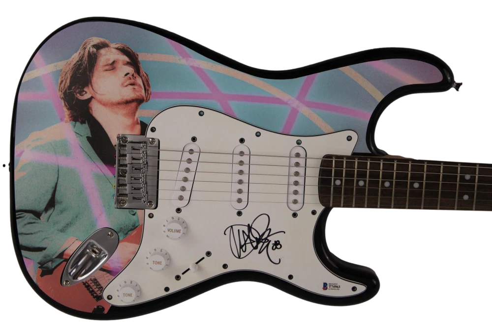 JOHN MAYER SIGNED AUTOGRAPH CUSTOM FENDER STRATOCASTER ELECTRIC GUITAR 1/1 BAS