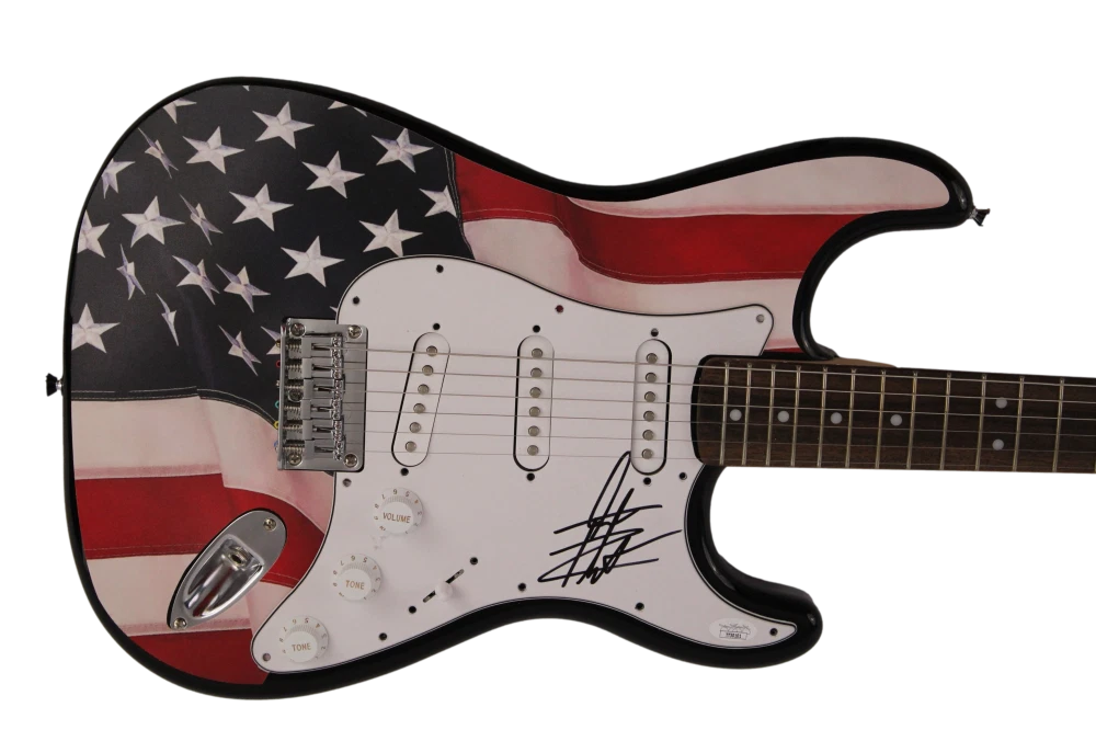 THOMAS RHETT SIGNED AUTOGRAPH CUSTOM FENDER ELECTRIC GUITAR FULL SIGNATURE JSA
