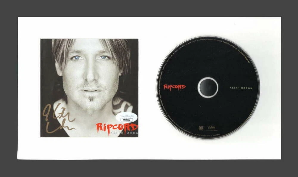 KEITH URBAN SIGNED AUTOGRAPH RIPCORD FRAMED CD DISPLAY - READY TO HANG! W/ JSA