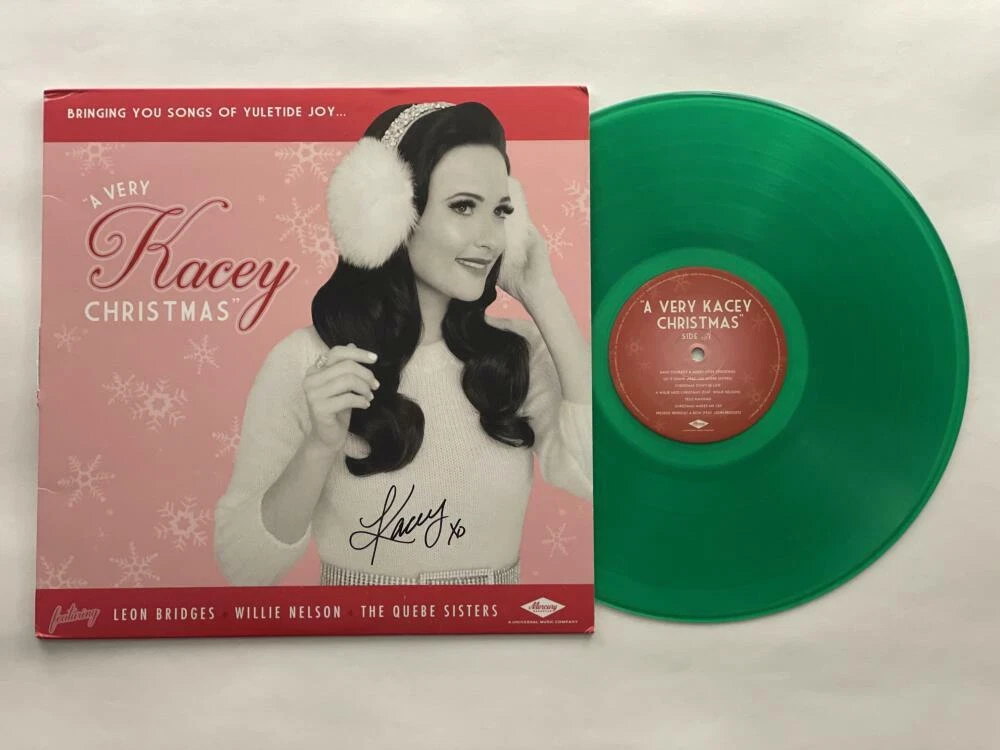 KACEY MUSGRAVES SIGNED AUTOGRAPH ALBUM VINYL RECORD  A VERY KACEY CHRISTMAS JSA