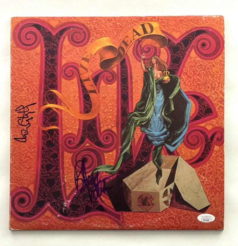 BOB WEIR & TOM CONSTANTEN SIGNED AUTOGRAPH ALBUM VINYL RECORD GRATEFUL DEAD JSA