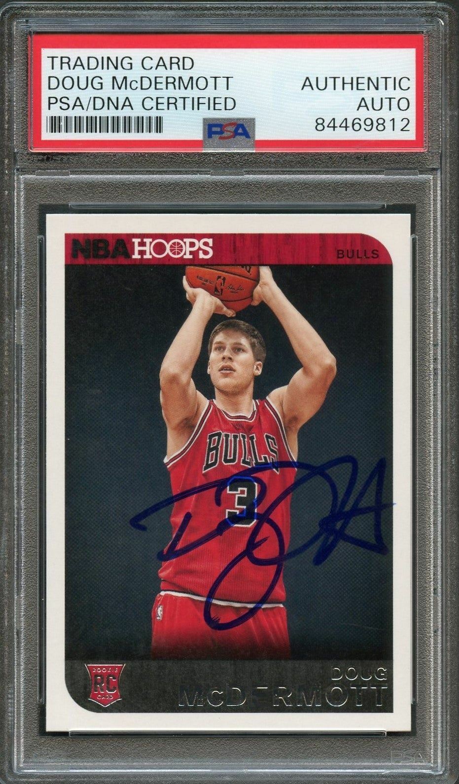 2014-15 NBA Hoops #271 Doug McDermott Signed Card AUTO PSA Slabbed RC