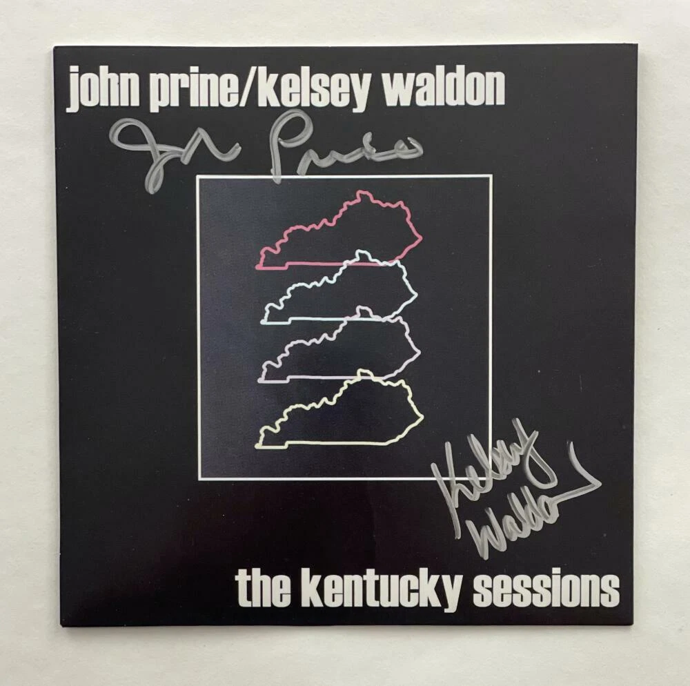 JOHN PRINE +1 SIGNED AUTOGRAPH 7