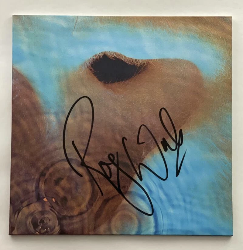 ROGER WATERS SIGNED AUTOGRAPH ALBUM VINYL RECORD MEDDLE - PINK FLOYD ICON W/ JSA