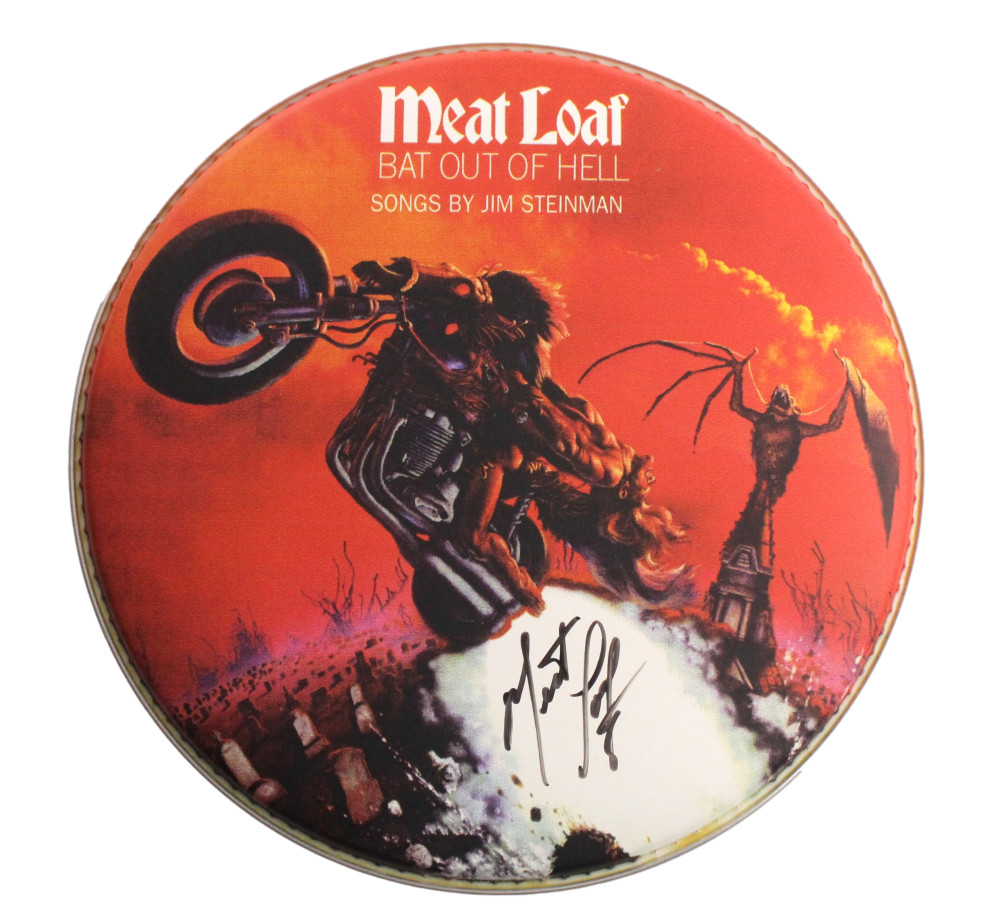 MEAT LOAF SIGNED AUTOGRAPH CUSTOM 12