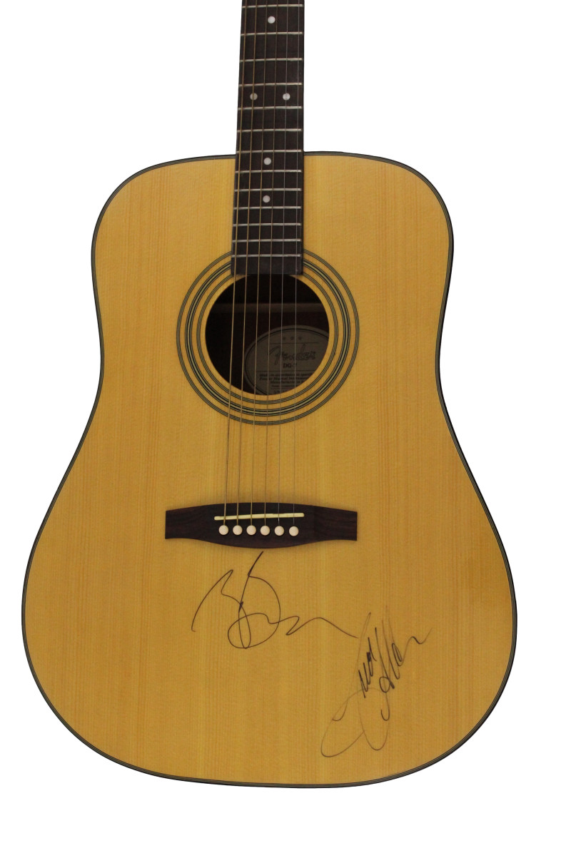 ZAC BROWN & JASON ALDEAN SIGNED AUTOGRAPH FULL SIZE ACOUSTIC GUITAR RARE! W/ JSA COLLECTIBLE MEMORABILIA