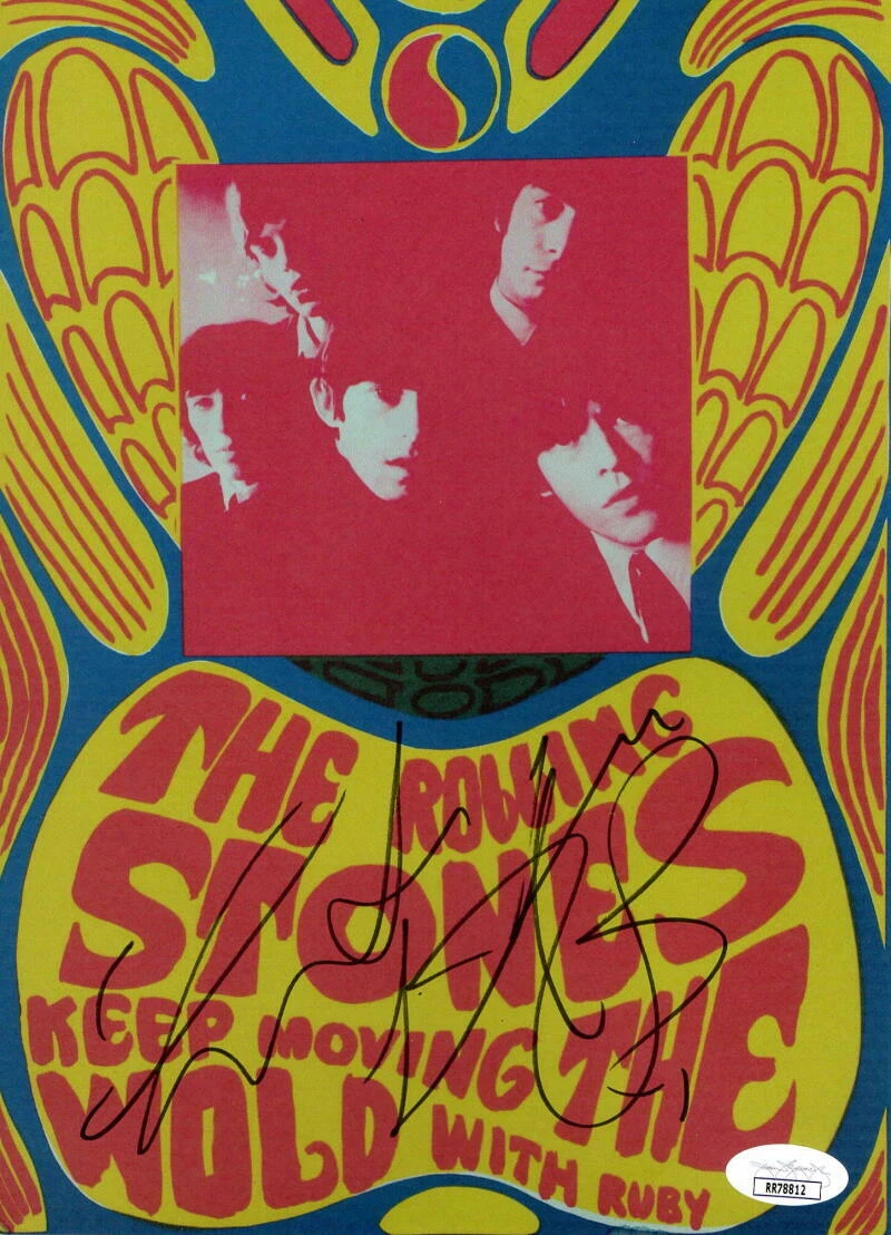 CHARLIE WATTS SIGNED AUTOGRAPH 8X10 PHOTO - THE ROLLING STONES, UNIQUE IMAGE JSA