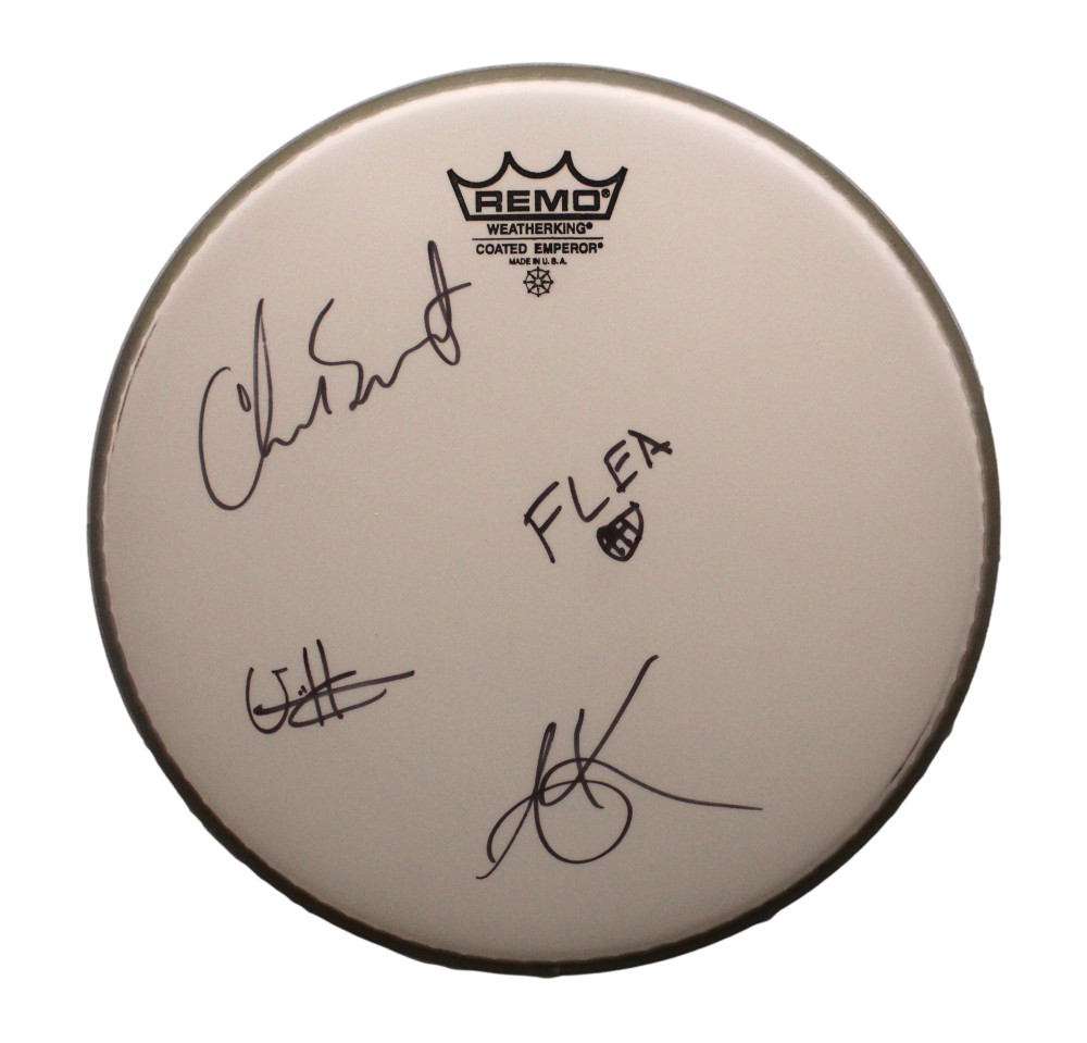 RED HOT CHILI PEPPERS FULL BAND SIGNED AUTOGRAPH 10