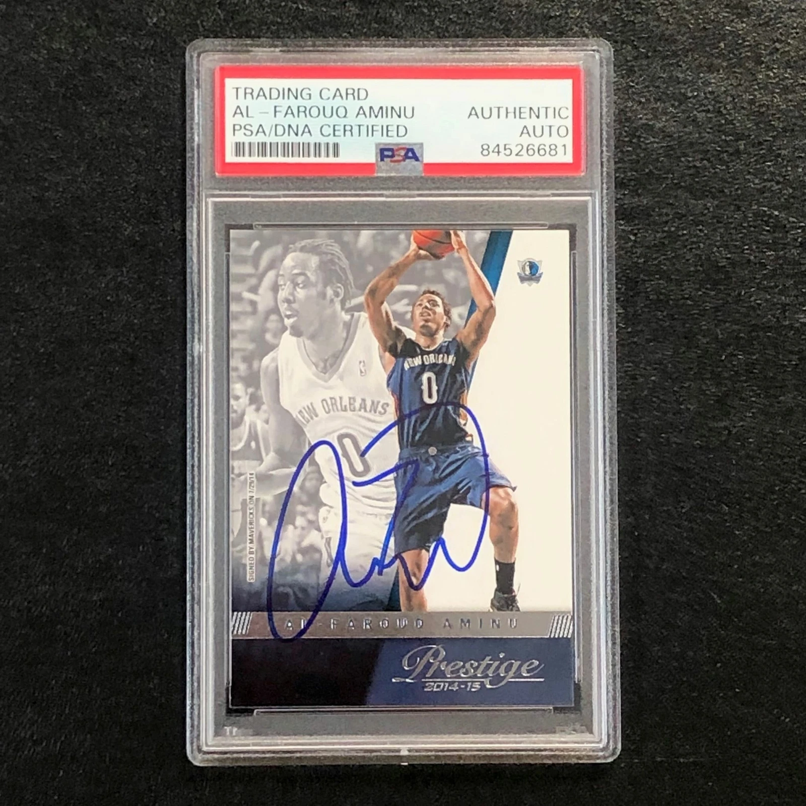 2014-15 Panini Prestige #33 Al-Farouq Aminu Signed Card AUTO PSA Slabbed Maveric