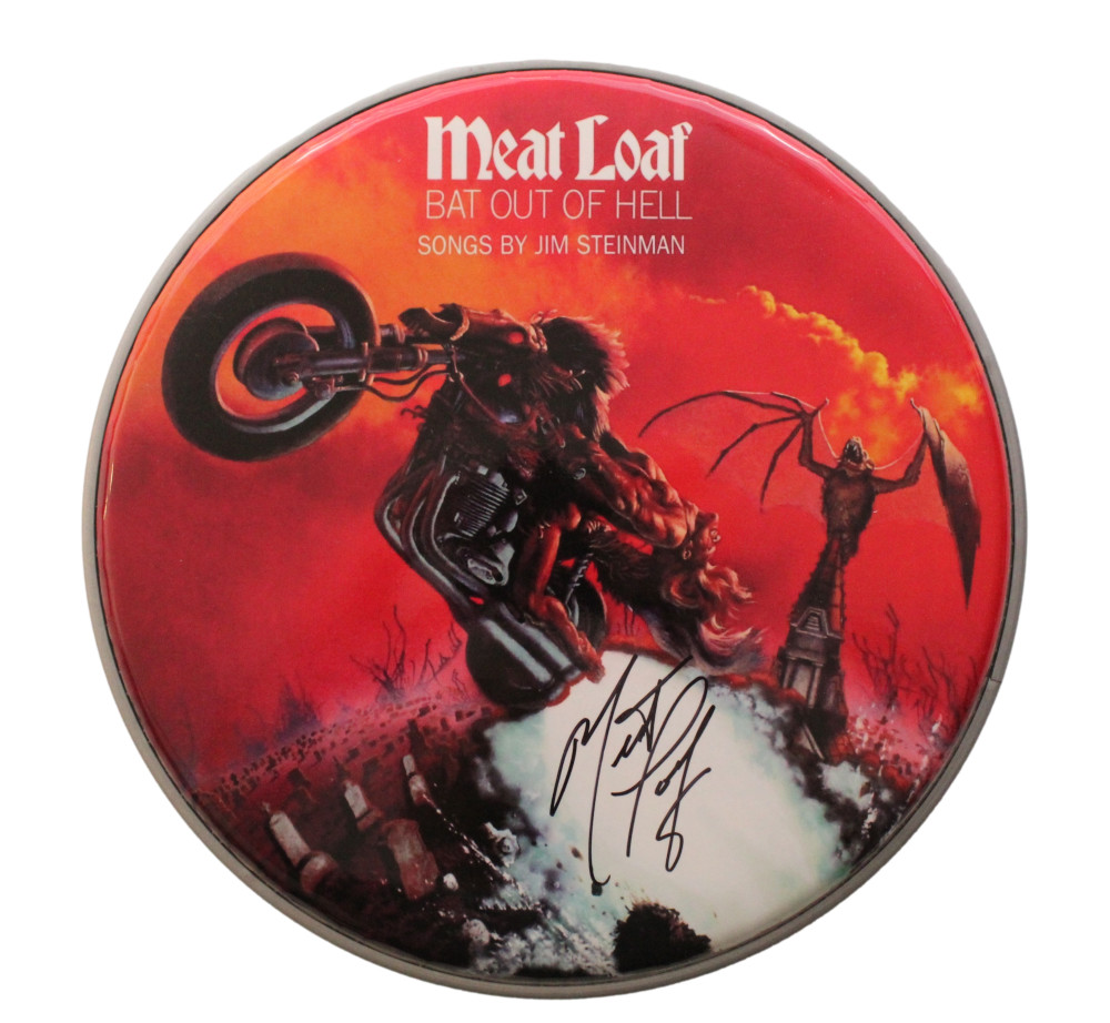 MEAT LOAF SIGNED AUTOGRAPH CUSTOM 12