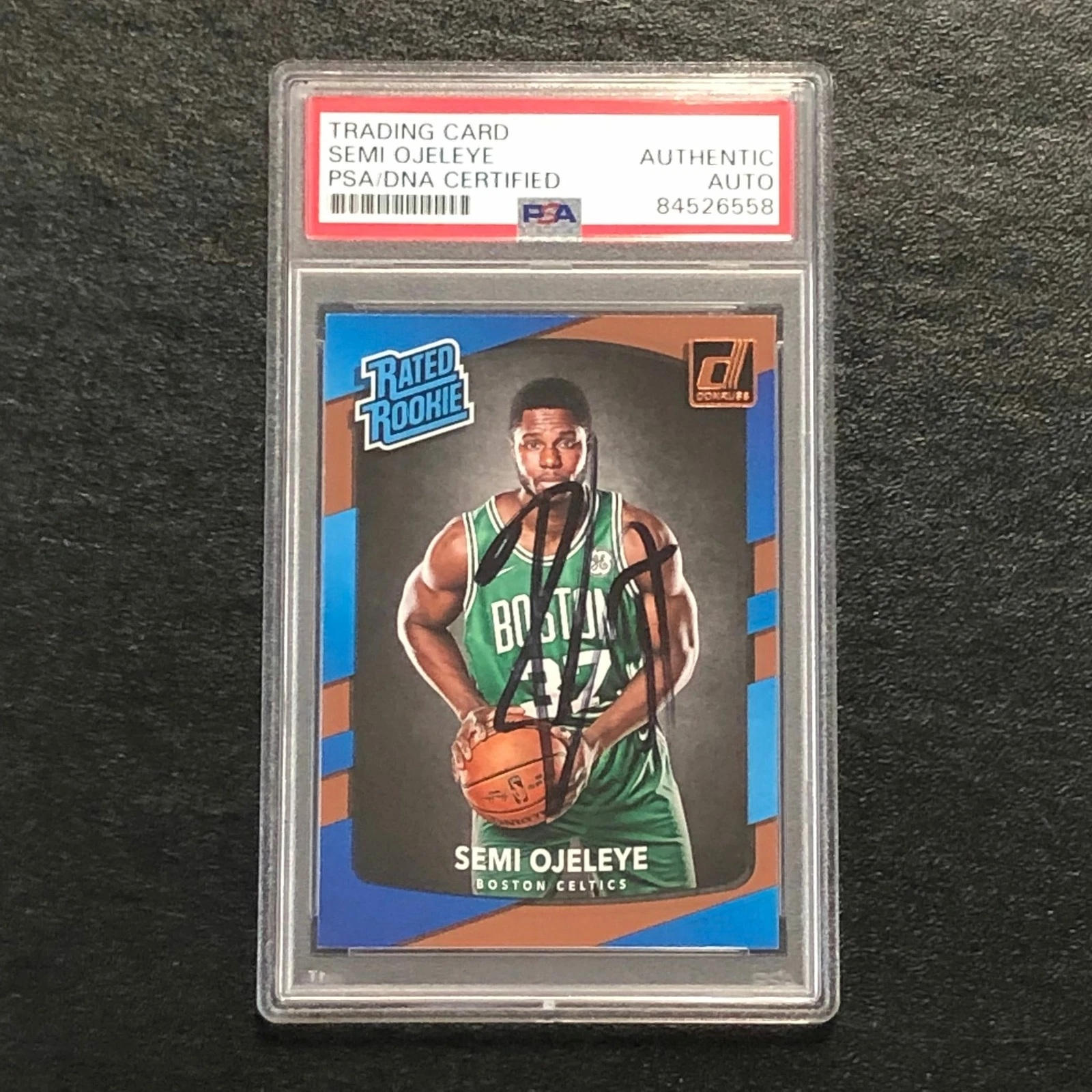 2017-18 Donruss Rated Rookie #164 Semi Ojeleye Signed Card AUTO PSA Slabbed RC C