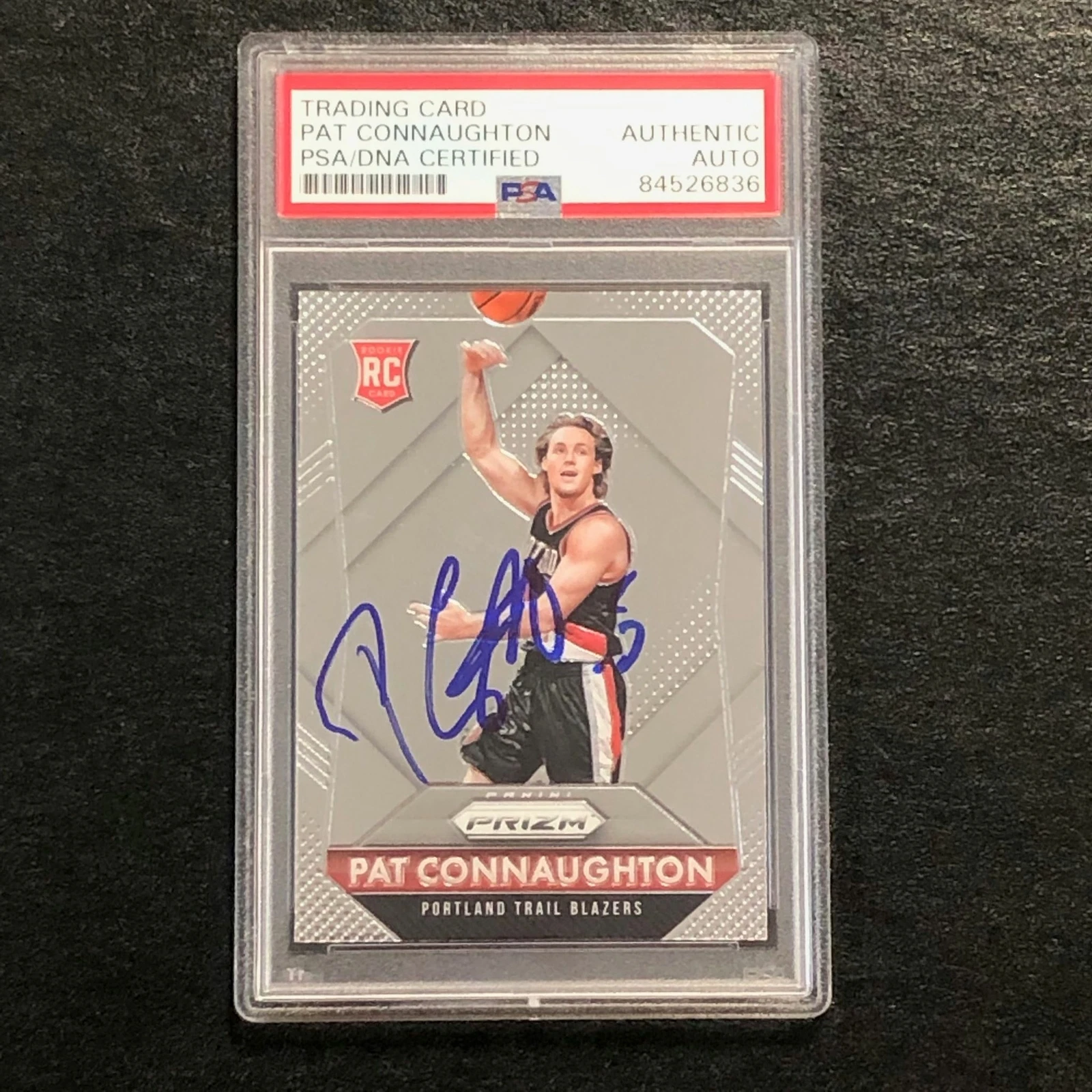 2015-16 PANINI PRIZM #333 Pat Connaughton Signed Rookie Card AUTO PSA Slabbed RC