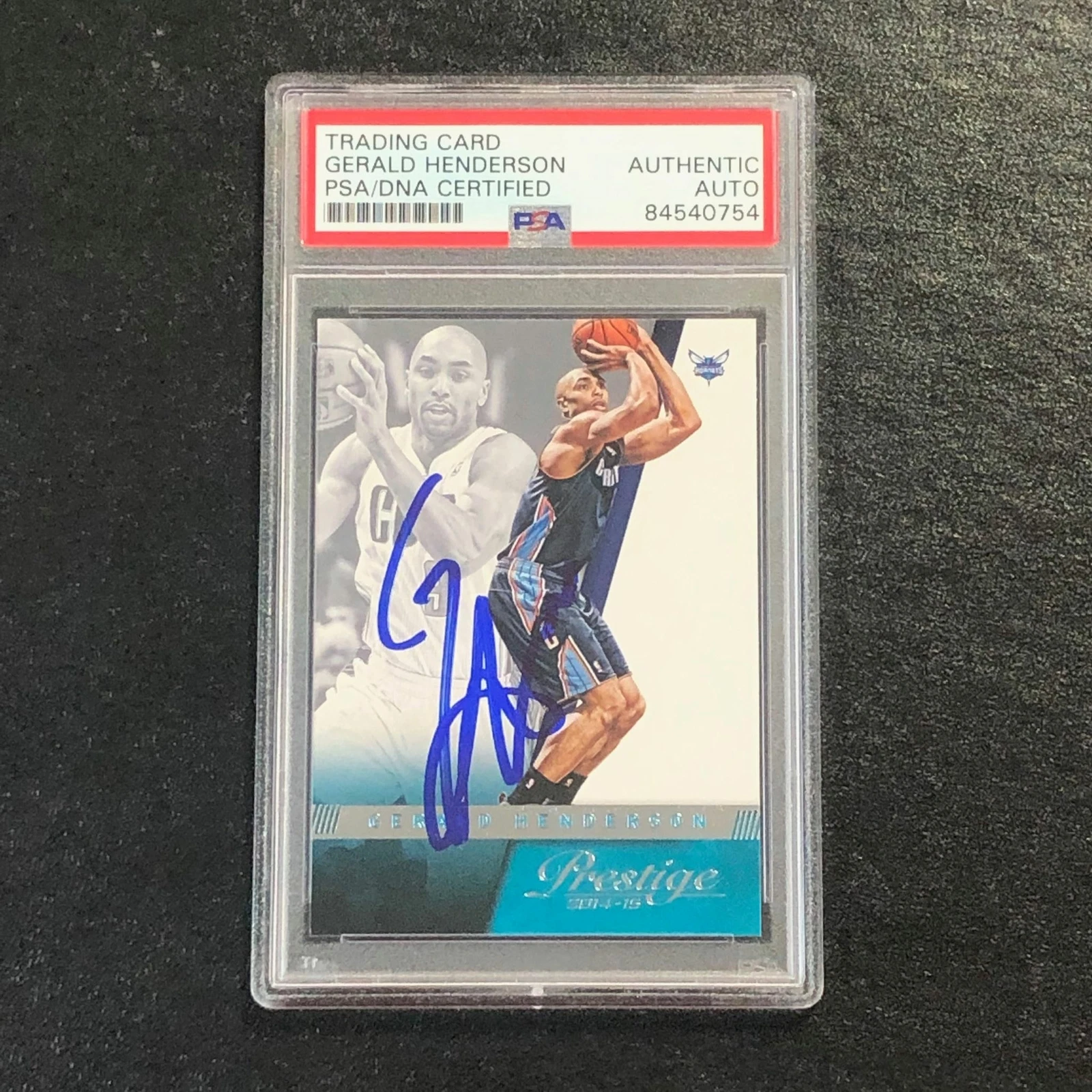 2014-15 Panini Prestige #70 Gerald Henderson  Signed AUTO PSA Slabbed Hornets
