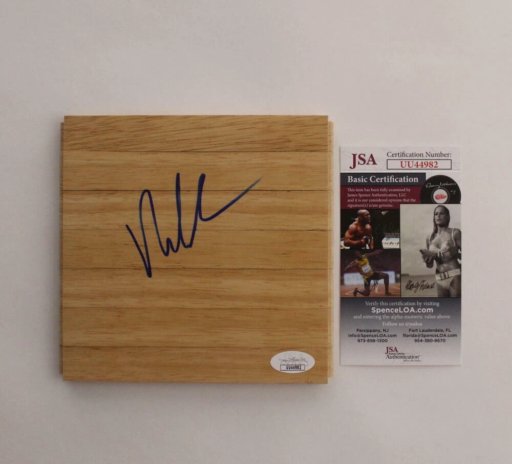 MARK CUBAN SIGNED AUTOGRAPH BASKETBALL FLOORBOARD - DALLAS MAVERICKS OWNER JSA