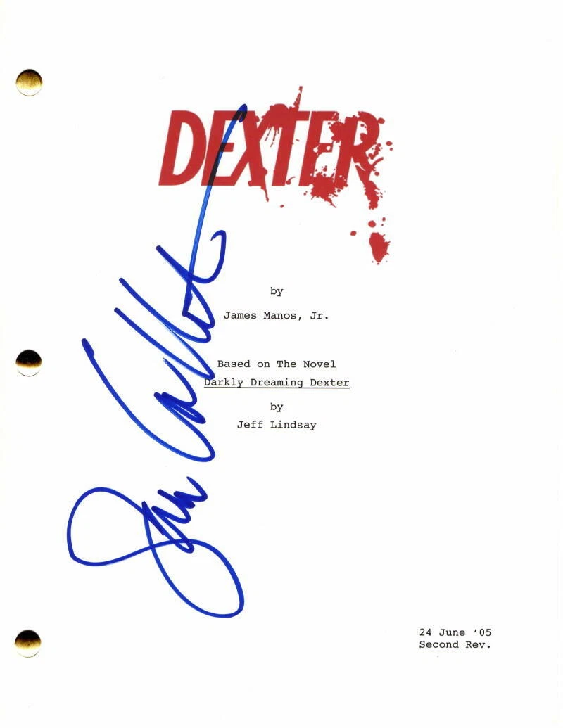 SARA COLLETON SIGNED AUTOGRAPH DEXTER FULL PILOT SCRIPT STARRING MICHAEL C HALL