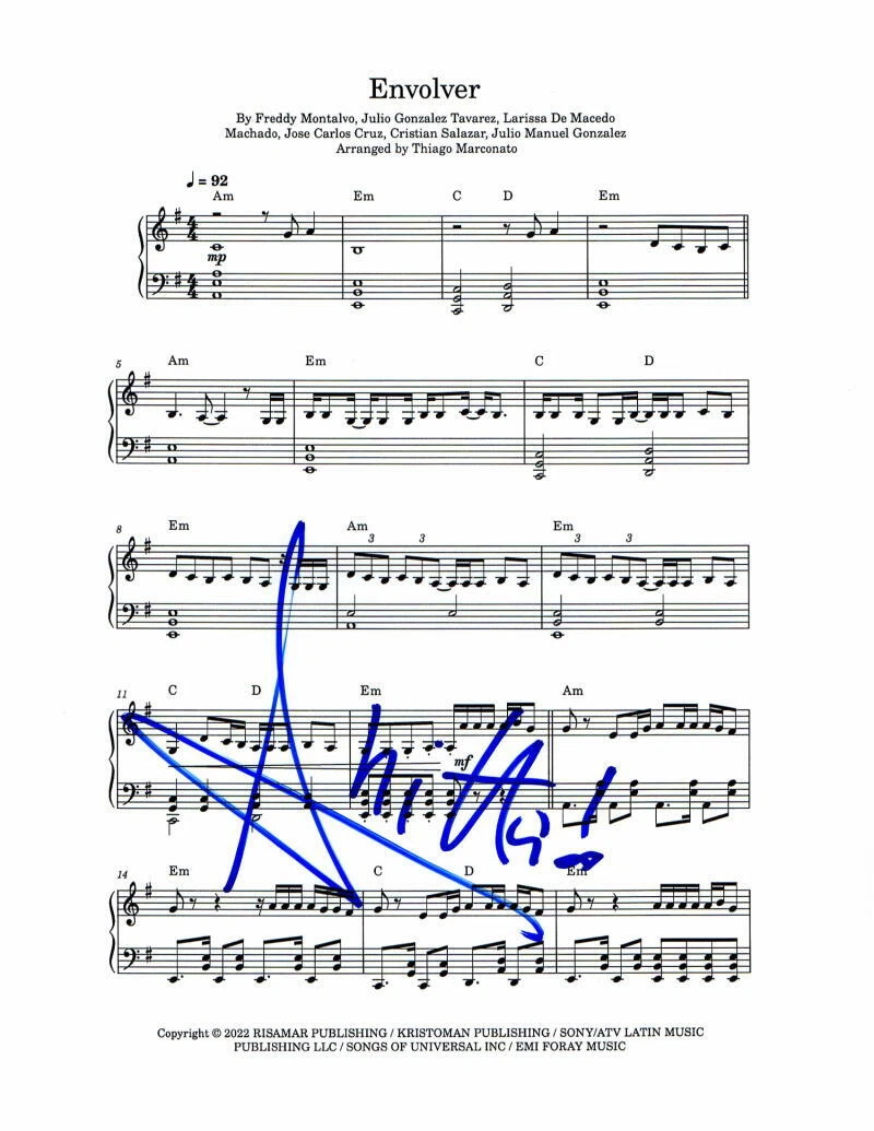 ANITTA SIGNED AUTOGRAPH 