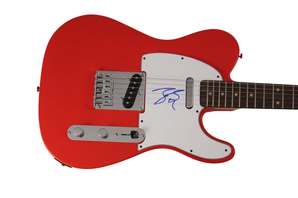 ZAC BROWN SIGNED AUTOGRAPH RED FENDER TELECASTER ELECTRIC GUITAR – BAND JSA COA COLLECTIBLE MEMORABILIA