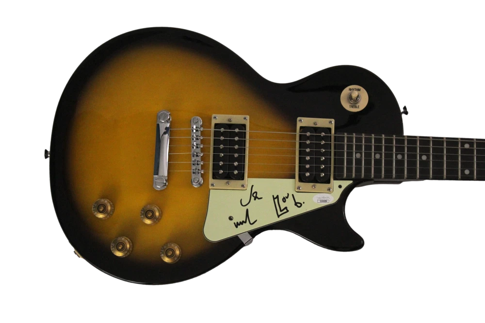 DINOSAUR JR FULL BAND SIGNED AUTOGRAPH GIBSON EPIPHONE LES PAUL GUITAR . JSA COA
