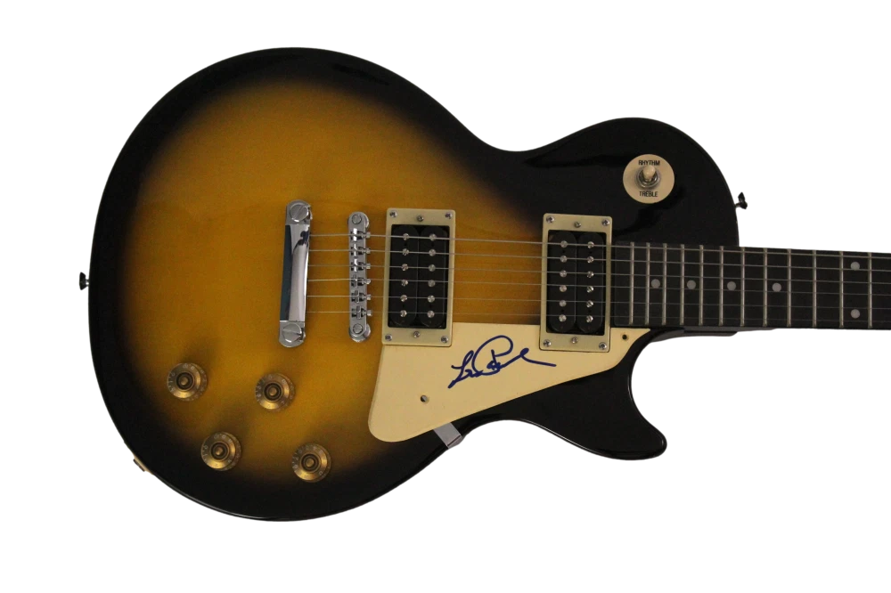 LES PAUL SIGNED AUTOGRAPH GIBSON EPIPHONE LES PAUL GUITAR - MUSIC PIONEER JSA
