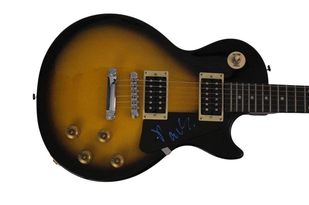 ADELE SIGNED AUTOGRAPH GIBSON EPIPHONE LES PAUL ELECTRIC GUITAR 21 30 W/ PSA COA