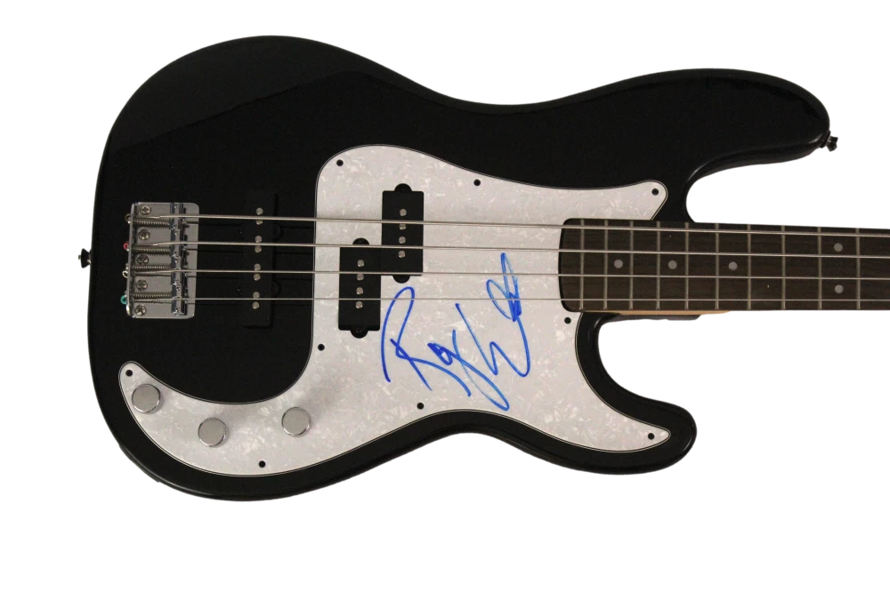 ROGER WATERS SIGNED AUTOGRAPH FENDER BASS GUITAR DARK SIDE OF THE MOON W/ JSA